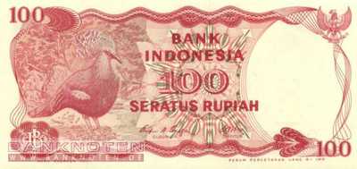 Indonesien - 100  Rupiah (#122b_UNC)