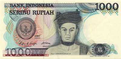Indonesien - 1.000 Rupiah (#124a_XF)