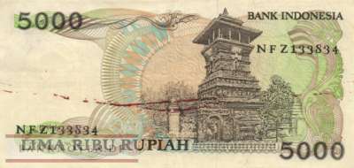 Indonesien - 5.000 Rupiah (#125a_F)