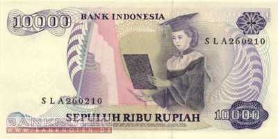 Indonesia - 10.000  Rupiah (#126a_UNC)