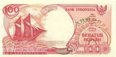 Indonesia - 100  Rupiah (#127a_UNC)
