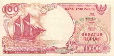 Indonesia - 100  Rupiah (#127h_UNC)