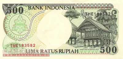 Indonesien - 500  Rupiah (#128c_UNC)
