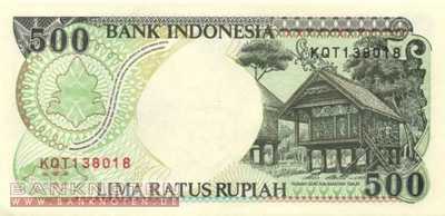 Indonesia - 500  Rupiah (#128d_UNC)