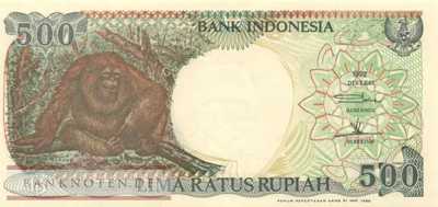 Indonesien - 500  Rupiah - Ersatzbanknote (#128eR_UNC)