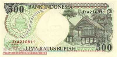 Indonesia - 500  Rupiah (#128e_UNC)