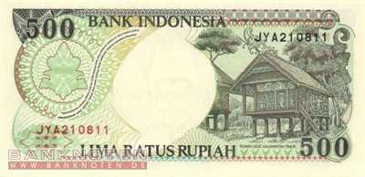 Indonesien - 500  Rupiah (#128e_UNC)