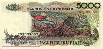 Indonesien - 5.000  Rupiah (#130a_UNC)