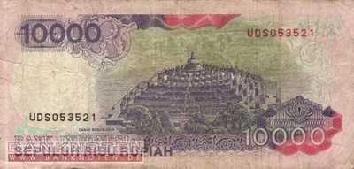 Indonesia - 10.000  Rupiah (#131b_F)