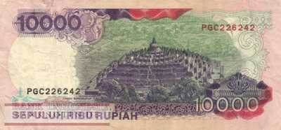 Indonesien - 10.000  Rupiah (#131d_F)