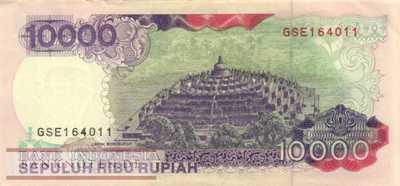 Indonesien - 10.000  Rupiah (#131d_VF)