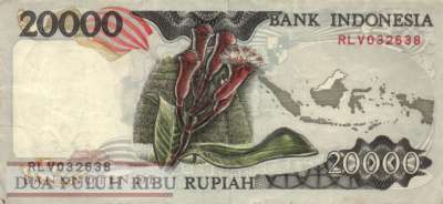 Indonesien - 20.000  Rupiah (#132c_VF)