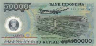 Indonesia - 50.000 Rupiah (#134a_UNC)