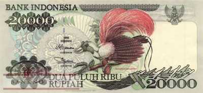 Indonesia - 20.000  Rupiah (#135c_UNC)