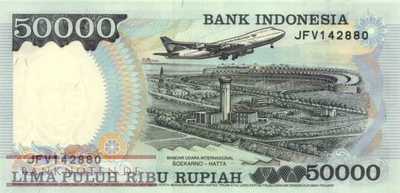 Indonesia - 50.000  Rupiah (#136c_UNC)