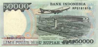 Indonesia - 50.000  Rupiah (#136d_UNC)