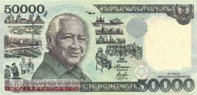 Indonesia - 50.000  Rupiah (#136d_XF)
