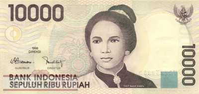 Indonesia - 10.000  Rupiah (#137h_UNC)