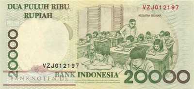Indonesia - 20.000  Rupiah (#138a_UNC)