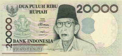 Indonesia - 20.000  Rupiah (#138a_UNC)