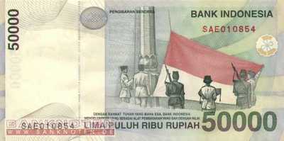 Indonesia - 50.000  Rupiah (#139a_UNC)