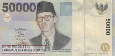 Indonesia - 50.000  Rupiah (#139d_UNC)