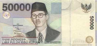 Indonesien - 50.000  Rupiah (#139e_UNC)