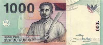 Indonesien - 1.000  Rupiah - Ersatzbanknote (#141nR_UNC)