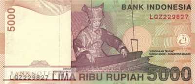 Indonesien - 5.000  Rupiah (#142f_UNC)