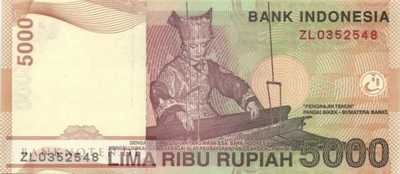 Indonesien - 5.000  Rupiah (#142g_UNC)