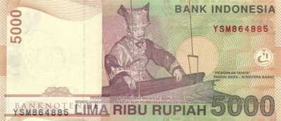 Indonesia - 5.000  Rupiah (#142o_UNC)