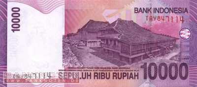 Indonesia - 10.000  Rupiah (#143b_UNC)