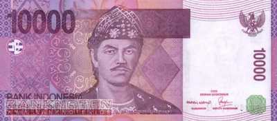 Indonesien - 10.000  Rupiah (#143b_UNC)