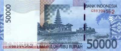 Indonesia - 50.000  Rupiah (#145b_UNC)