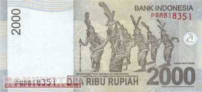 Indonesien - 2.000  Rupiah (#148a_UNC)