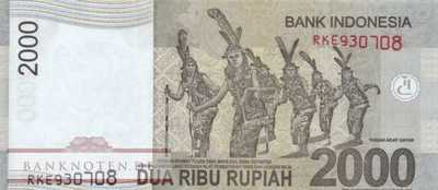 Indonesien - 2.000  Rupiah (#148e_UNC)