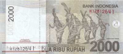 Indonesien - 2.000  Rupiah - Ersatzbanknote (#148fR_UNC)