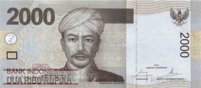 Indonesien - 2.000  Rupiah - Ersatzbanknote (#148fR_UNC)