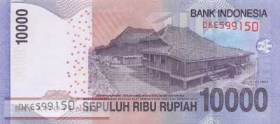 Indonesien - 10.000  Rupiah (#150e_UNC)
