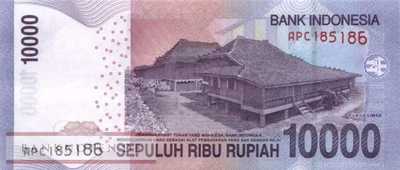 Indonesien - 10.000  Rupiah (#150h-U1_UNC)