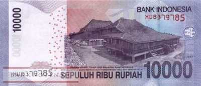 Indonesia - 10.000  Rupiah - Replacement (#150hR-U2_UNC)