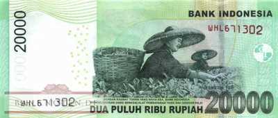 Indonesia - 20.000  Rupiah (#151e_UNC)