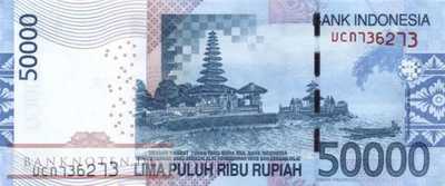 Indonesia - 50.000  Rupiah (#152g-U2_UNC)