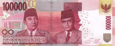 Indonesia - 100.000  Rupiah (#153Aa_UNC)