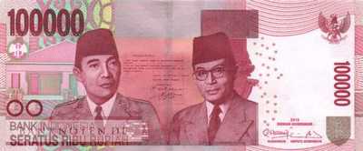 Indonesia - 100.000  Rupiah (#153c-U2_UNC)