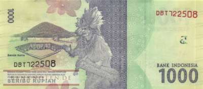 Indonesia - 1.000  Rupiah (#154d_UNC)
