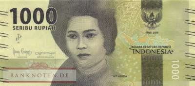 Indonesia - 1.000  Rupiah (#154d_UNC)