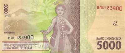 Indonesien - 5.000  Rupiah (#156a_UNC)