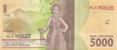 Indonesia - 5.000  Rupiah (#156f_UNC)