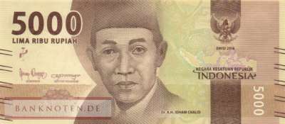 Indonesia - 5.000  Rupiah (#156f_UNC)